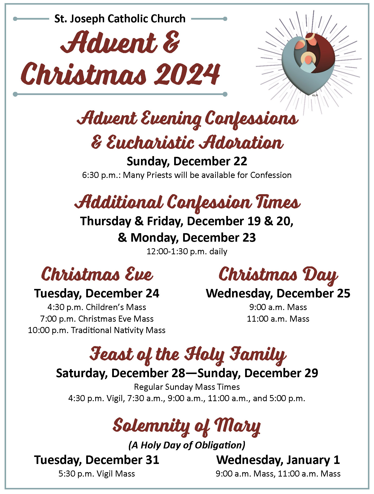 ChristmasMassSchedule2024 b Page 2