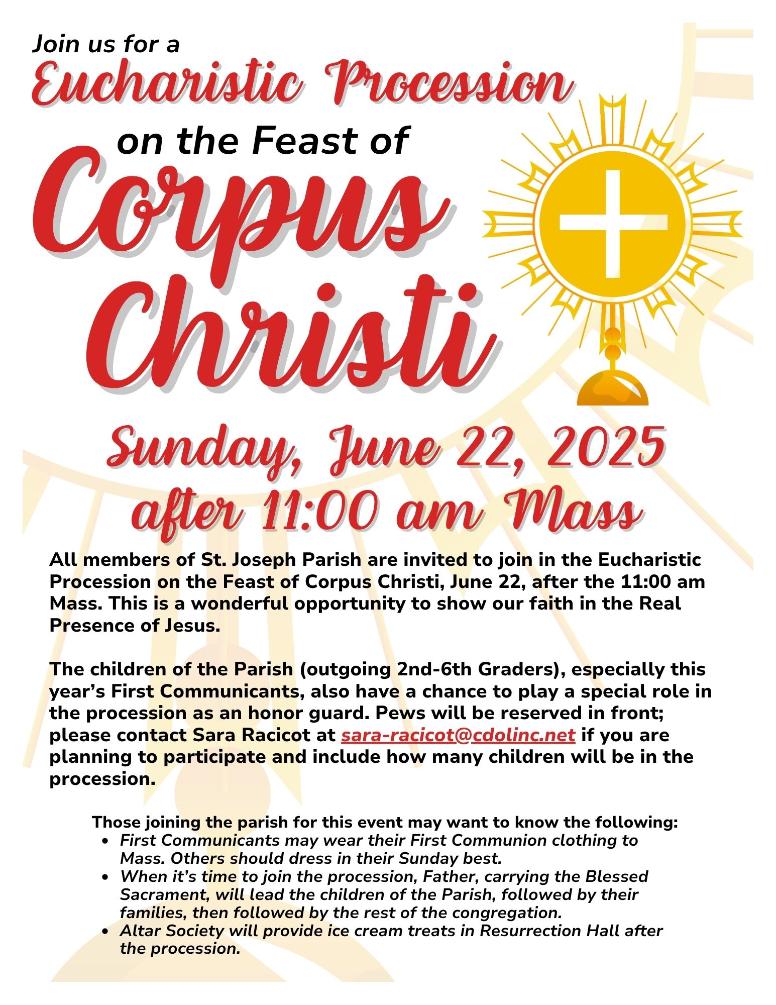 Corpus Christi 2025 color flyer