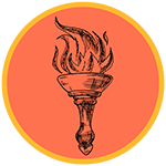 YM Torch Icon orange small